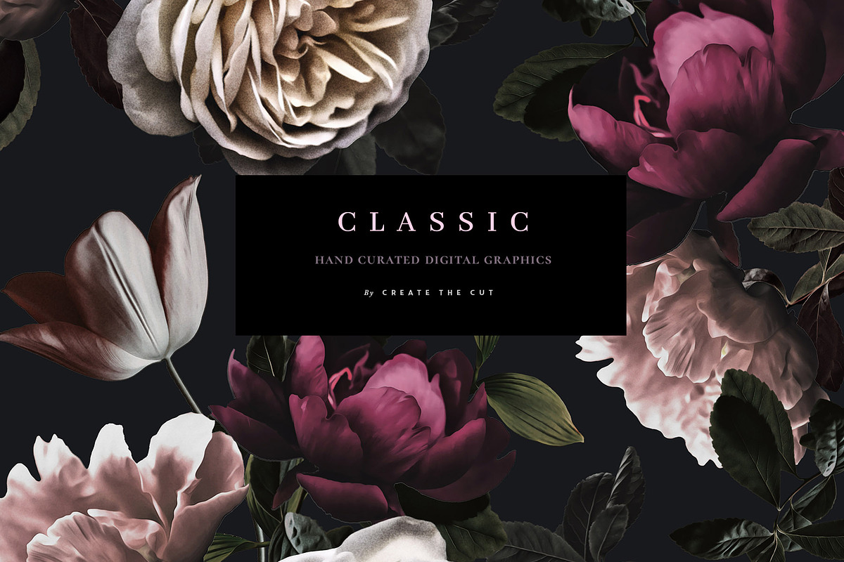 Romantic Clip Art Set - Classic, an Illustration by Create The Cut (Photo 1 of 8)