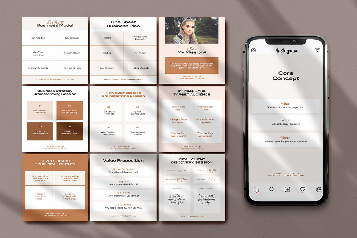 Marketing Pro Instagram Templates, a Social Media Template by AndrewPixel (Photo 10 of 15)