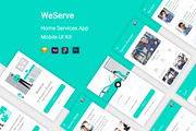 WeServe - Home Services UI Kit, an UI Kit Template by themelove (Thumbnail 1 of 11)