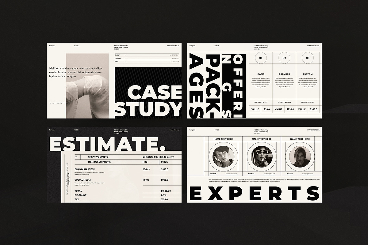 Brand Proposal Presentation Template, a Presentation Template by ArtisanaAura (Photo 13 of 14)