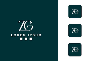 ZG, GZ Abstract Logo Design