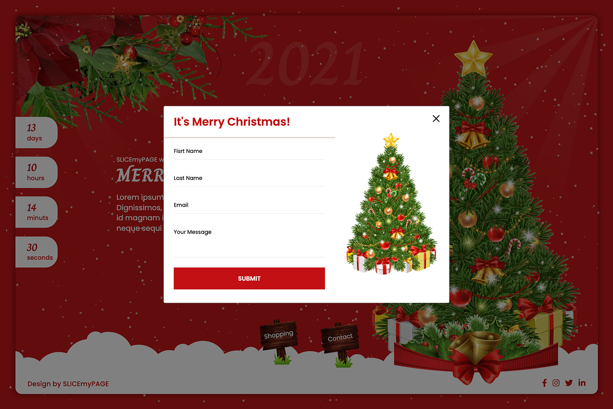 SMP-Xmas Html Landing Pages, a Landing Page Template by SLICEmyPAGE (Photo 6 of 6)
