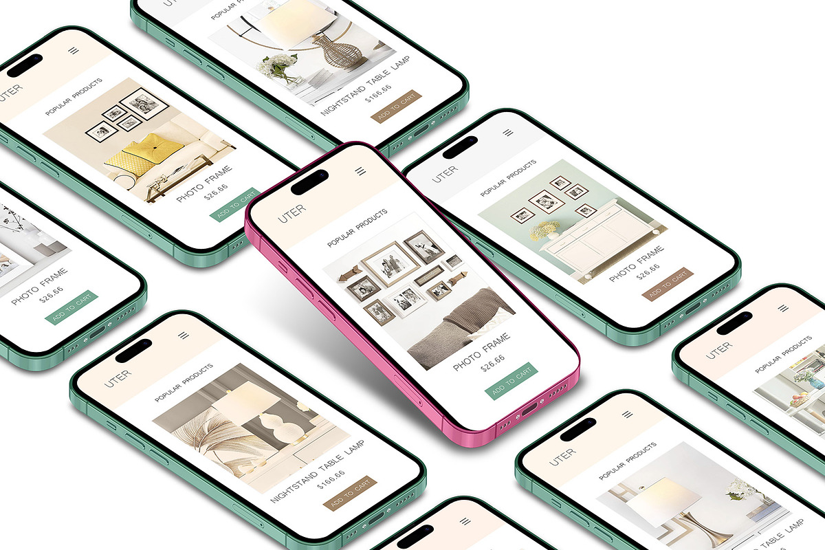 ALL 3D iPHONE MOCK-UP BUNDLE VOL-1, an iPhone Mockup by Graphicsworld125 (Photo 9 of 62)