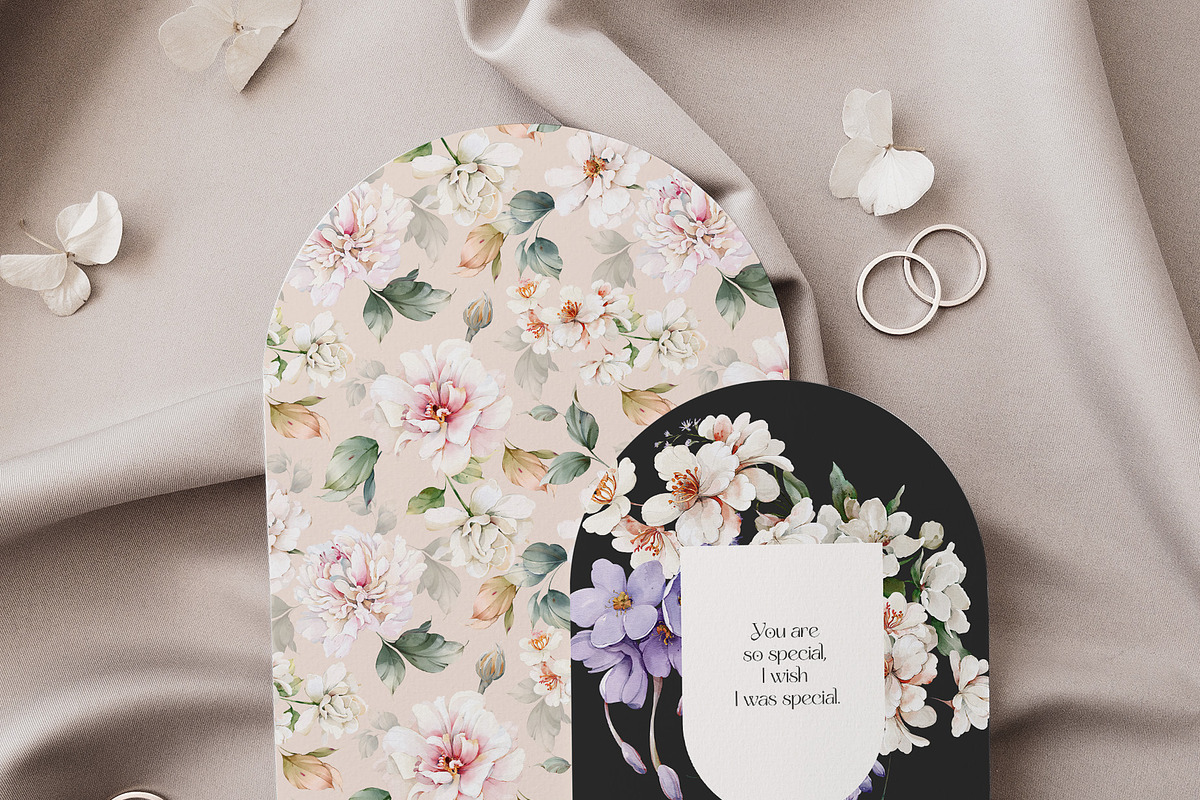 Watercolor Flower Blooms, a Decorative Illustration by Damian Roh (Photo 7 of 15)