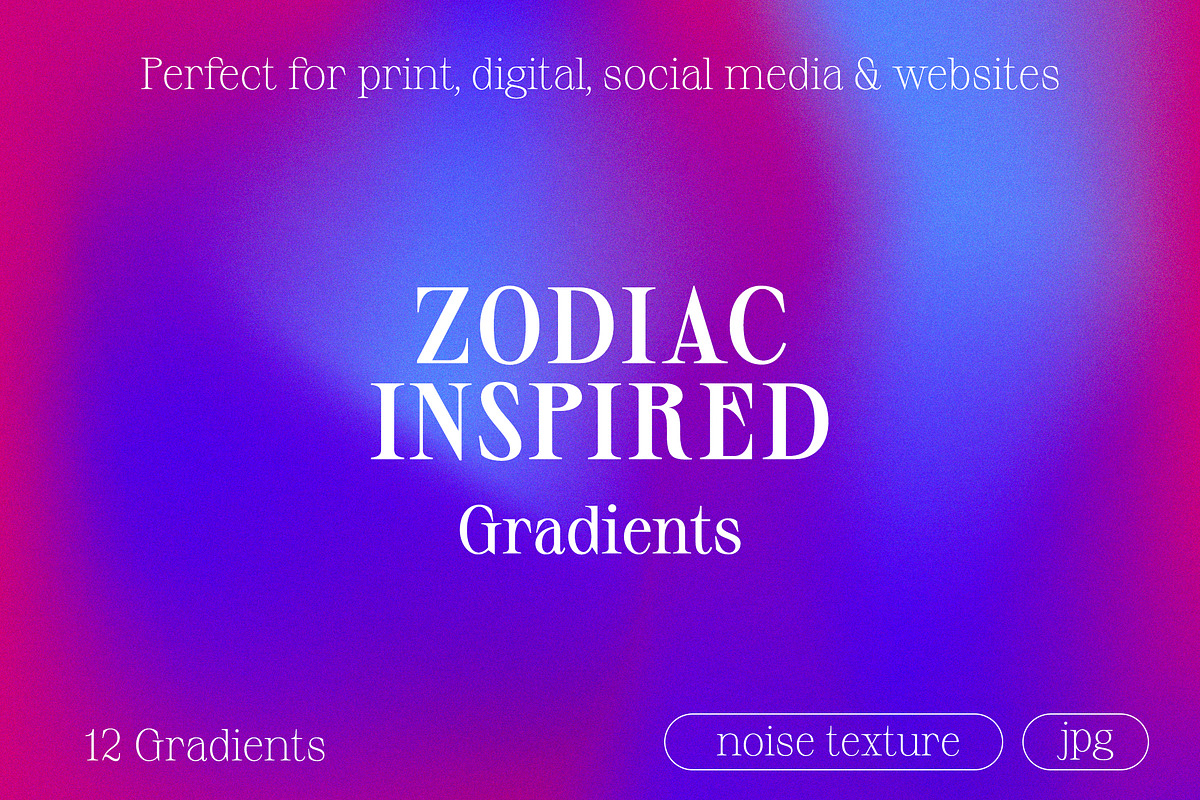 Zodiac Signs Inspired Gradients
