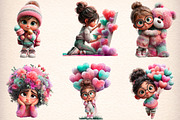Quirky Girl Clipart, an Illustration by Digital Artistic99 (Thumbnail 2 of 11)