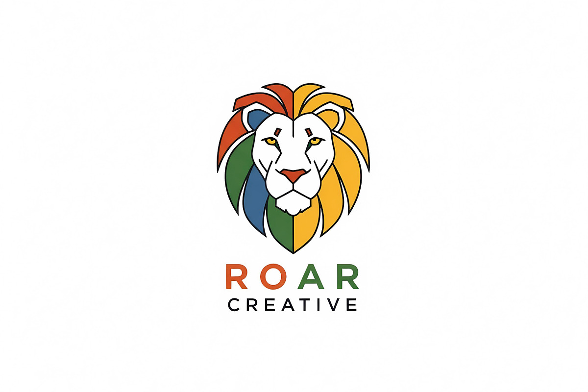 olorful Lion Logo, a Branding & Logo Template by Logocreative (Photo 1 of 2)