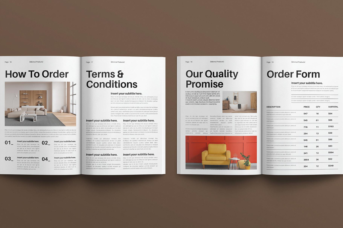 Product Catalog Template, a Brochure Template by E-Type (Photo 7 of 8)