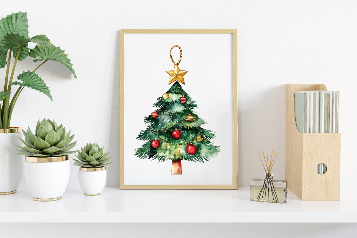 Christmas Gift Labels Clipart, an Illustration by Canvas Craft (Photo 5 of 7)