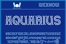 Aquarius font