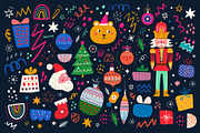 Cristmas holiday set, a Seasonal Illustration by MoleskoStudio (Thumbnail 1 of 18)