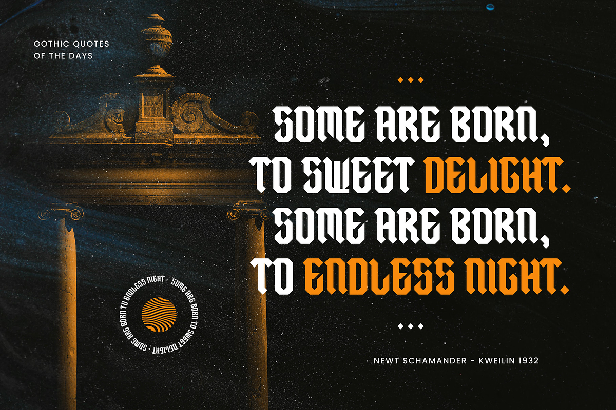 Ezpaqueltra, a Blackletter Font by ilhamtaro (Photo 2 of 10)