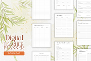 Printable Teacher Planner Template, a Templates & Theme by Designbudy (Thumbnail 5 of 8)