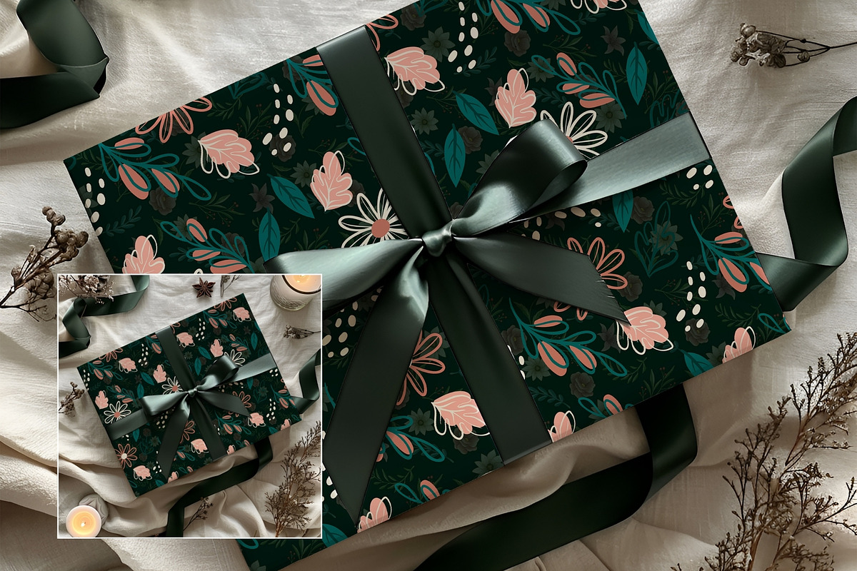 Christmas Gift Wrap Mockup WR003-03, a Books & Magazine Mockup by Callistemon Creative (Photo 4 of 7)