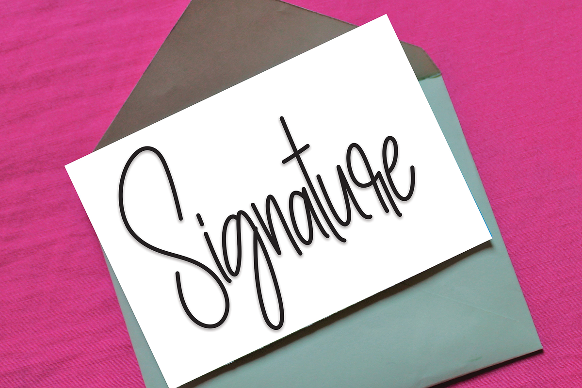 Simple House | Script Font, a Script Font by Scratchones (Photo 4 of 8)