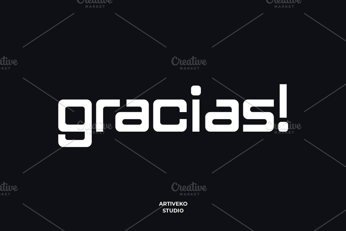 Gerante Technology Font, a Sans Serif Font by Artiveko (Photo 5 of 8)