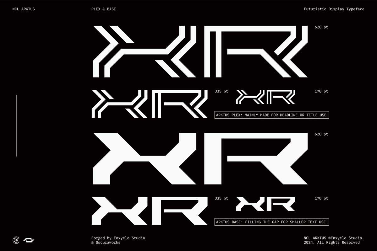 NCL Arktus Font Family, a Sans Serif Font by Enxyclo Studio (Photo 8 of 11)