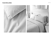 Bedroom Bedding Set Mockup, a Household Mockup by creatsy5 (Thumbnail 2 of 6)