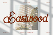 Eastwood Retro Monoline Script, a Script Font by Deeezy (Thumbnail 1 of 6)