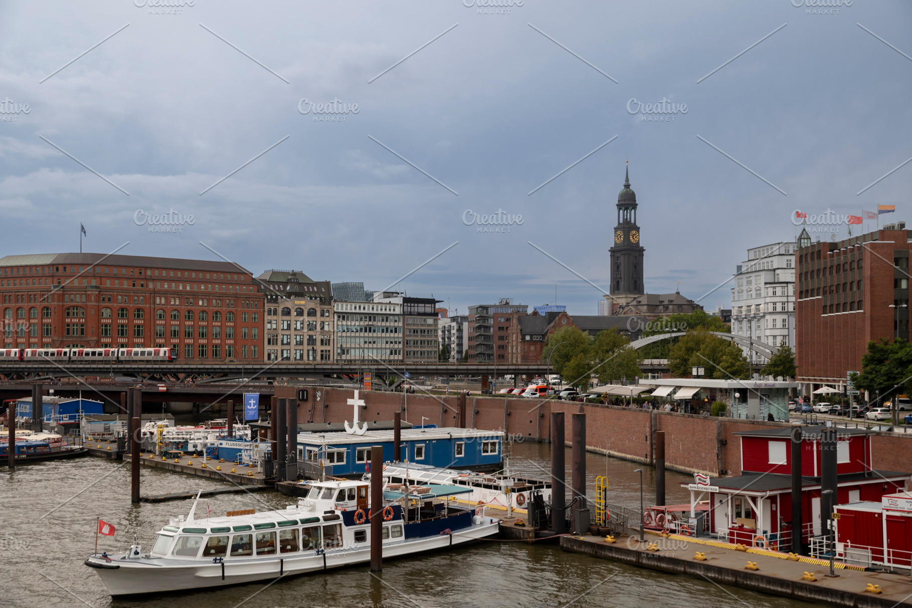 Hamburg, Germany, September 13, 2026 — View across the harbor, an Architecture Photo by Imaginarium