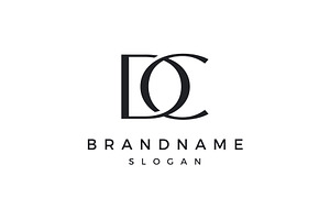 Elegant DC Logo Letters D C Monogram, a Branding & Logo Template by brandphant