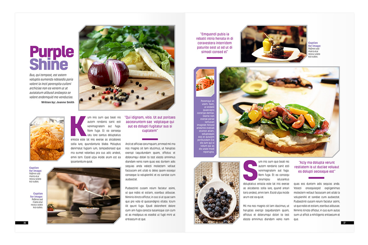 Magazine Template InDesign 01, a Magazine Template by Love Graphic Design (Photo 27 of 28)