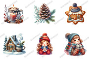 Cozy Winter Clipart, an Illustration by designcity5 (Thumbnail 3 of 5)