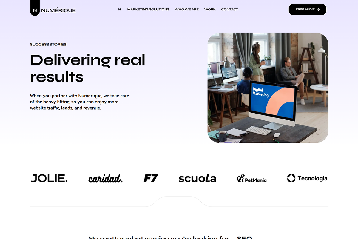 SEO Digital Marketing WordPress Them, a WordPress Template by Elite Templates (Photo 9 of 10)