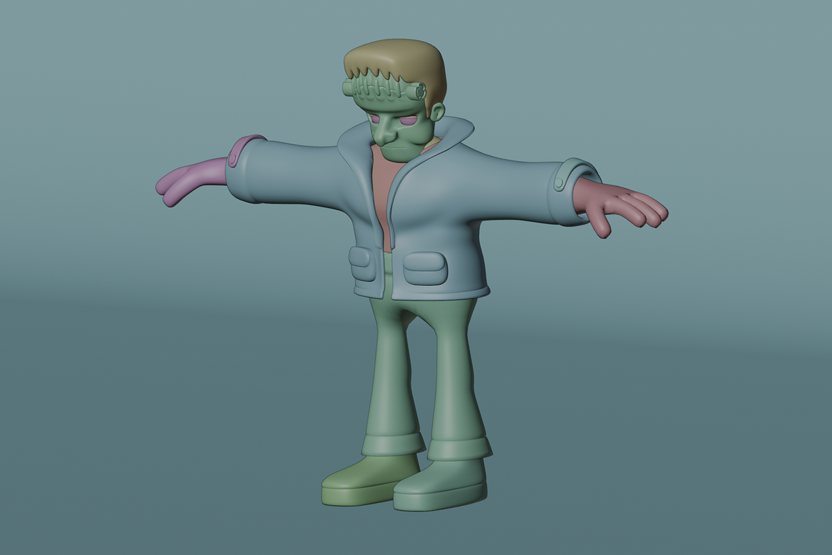 Halloween 3D Character Pack 01, a Characters & Person 3D Model by Dudukbersama (Photo 4 of 5)