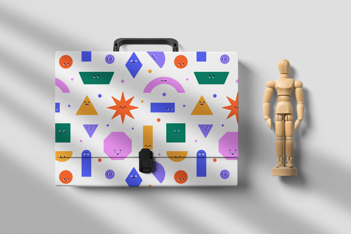 Geometric shapes seamless patterns, a Pattern Graphic by Good Studio (Photo 9 of 13)