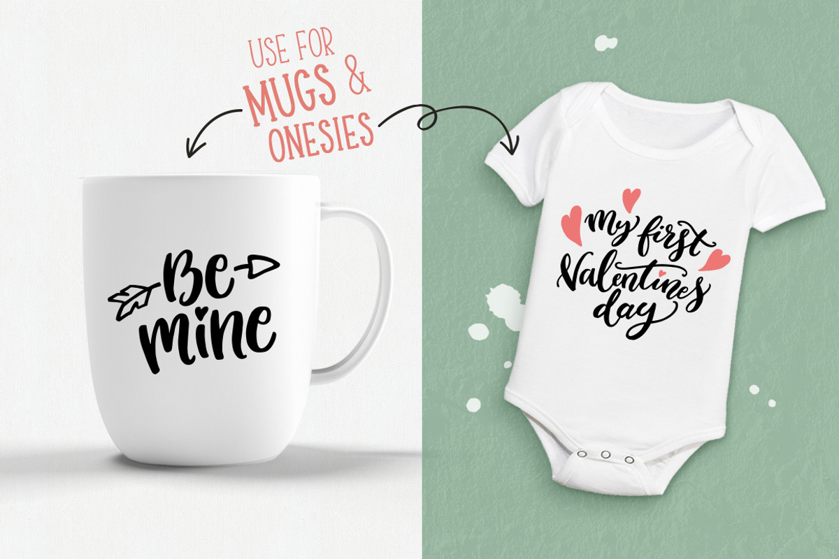Valentines Day quotes SVG bundle, an Illustration by Angele Kamp (Photo 3 of 6)