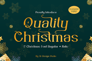 Quality Christmas Font