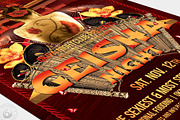 Geisha Night Flyer Template V1, a Flyer Template by ThatsDesignArt (Thumbnail 3 of 7)