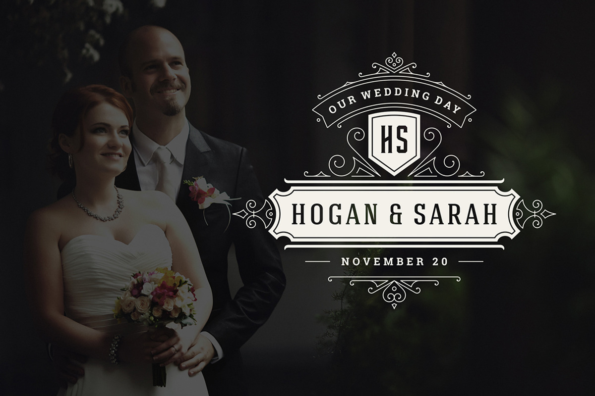 18 Wedding Logos and Badges, a Branding & Logo Template by Vasya Kobelev (Photo 11 of 13)