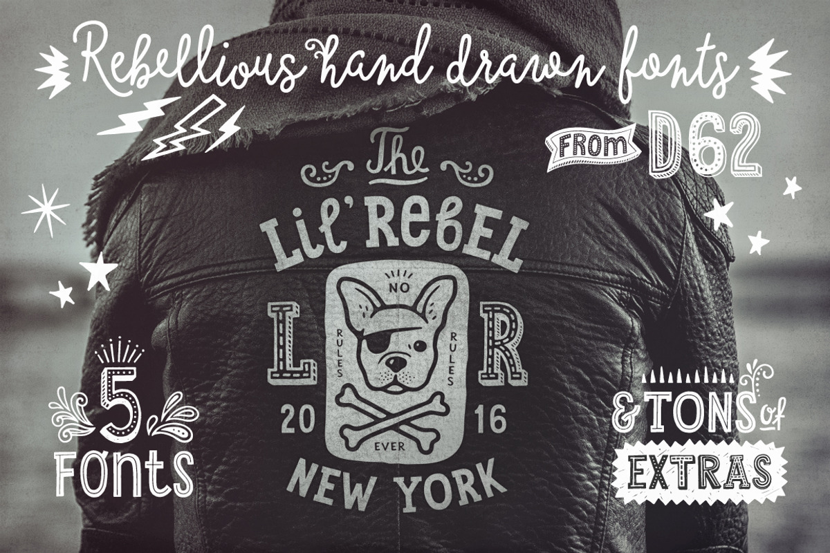 Lil' Rebel Font Collection