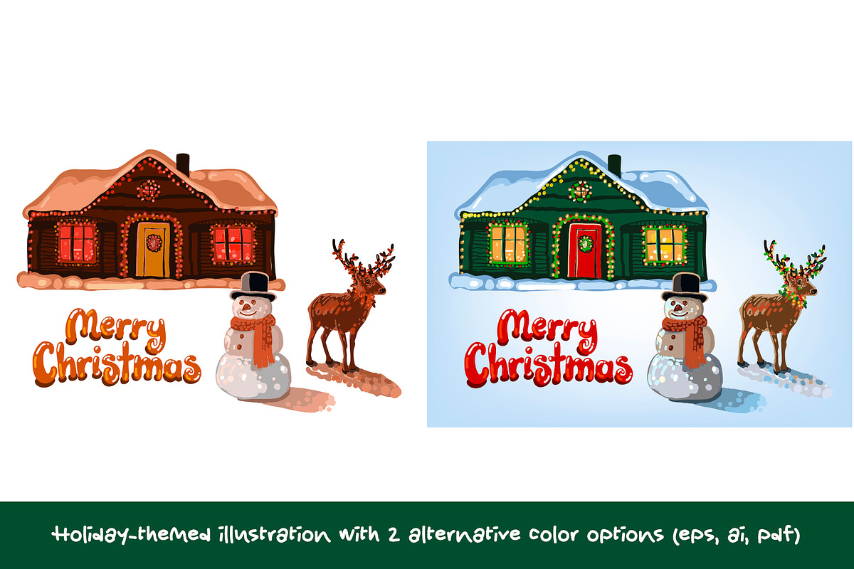 Holiday Season Vector Set, a Seasonal Illustration by Irmak Akçadoğan (Photo 6 of 8)