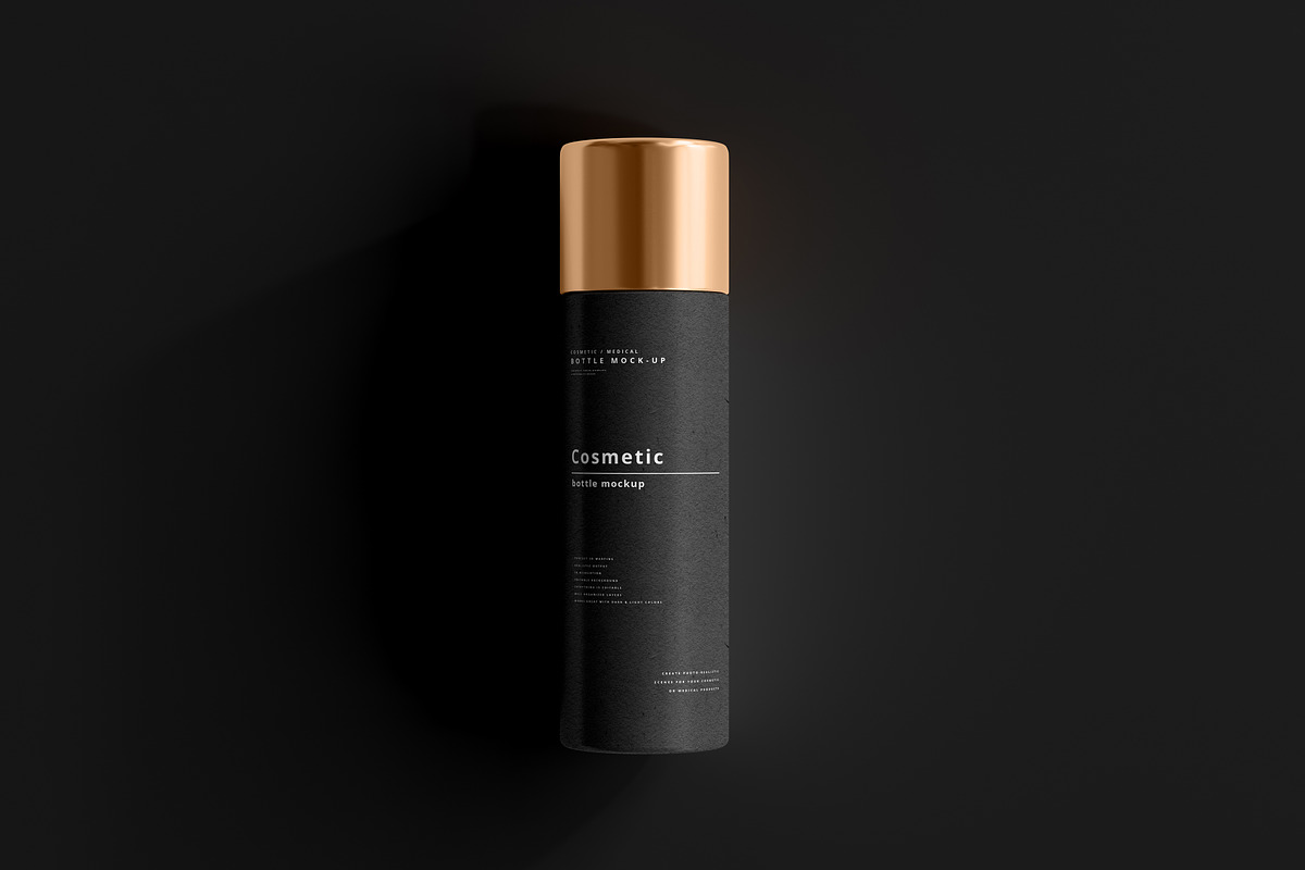 Dark Cosmetic Branding Mockups, a Cups & Container Mockup by pmvch (Photo 55 of 86)