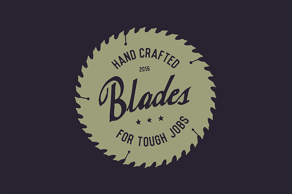 Badge Shapes - Circular Saw Blades preview 6