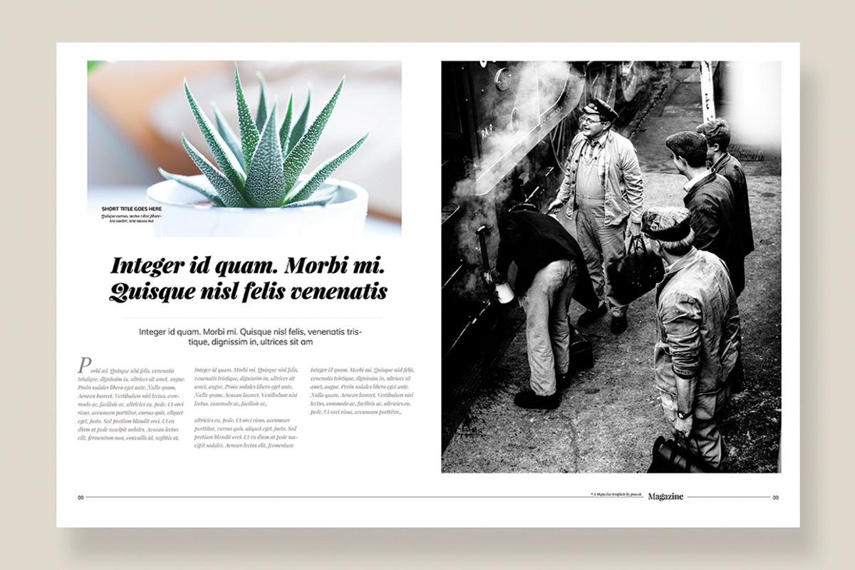 Magazine Template 09, a Magazine Template by pmvch (Photo 5 of 12)