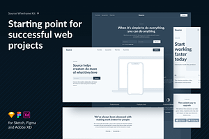 Source Wireframe Kit