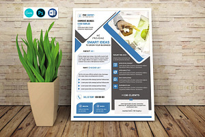 Corporate Flyer, a Flyer Template by retrographix