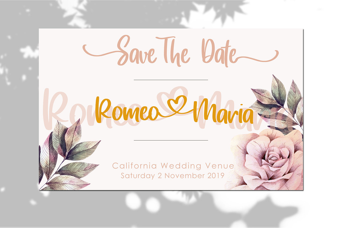 Heart Memory - Handwritten Font preview 4