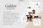 GOLDEN | Blog Media Kit, a Resume Template by Marigold Studios (Thumbnail 2 of 10)