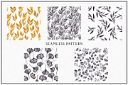 Ink and Gold. Hand drawn clipart, an Illustration by ma_i_vi (Thumbnail 15 of 15)