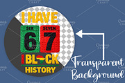 Crochet 6 7 Black History Month PNG, an Illustration by Canvas Craft (Thumbnail 2 of 6)