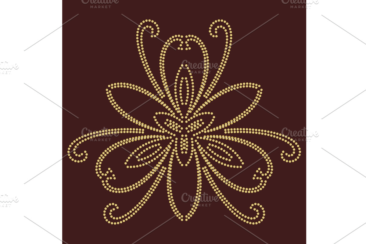 Floral Vector Abstract Pattern, a Decorative Illustration by FineArtStudio (Photo 1 of 3)