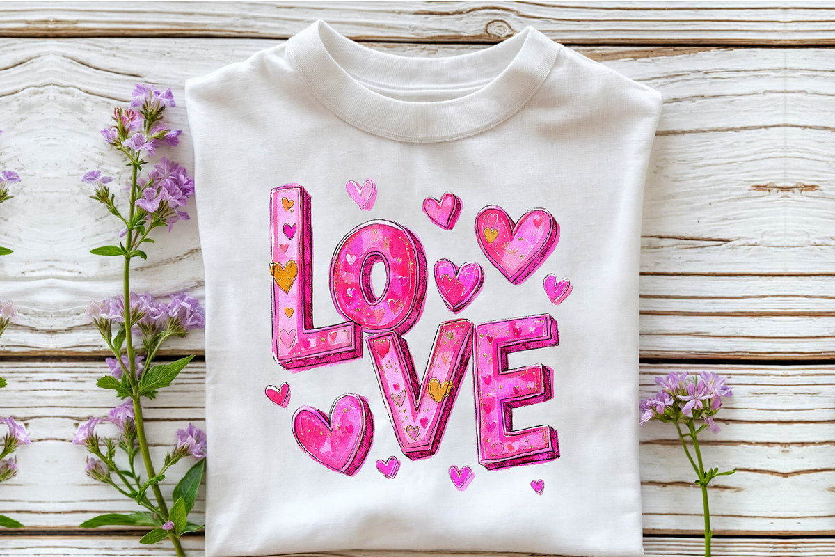 Watercolor Valentine Day Clipart, an Illustration by Sublimation Artist (Photo 5 of 6)