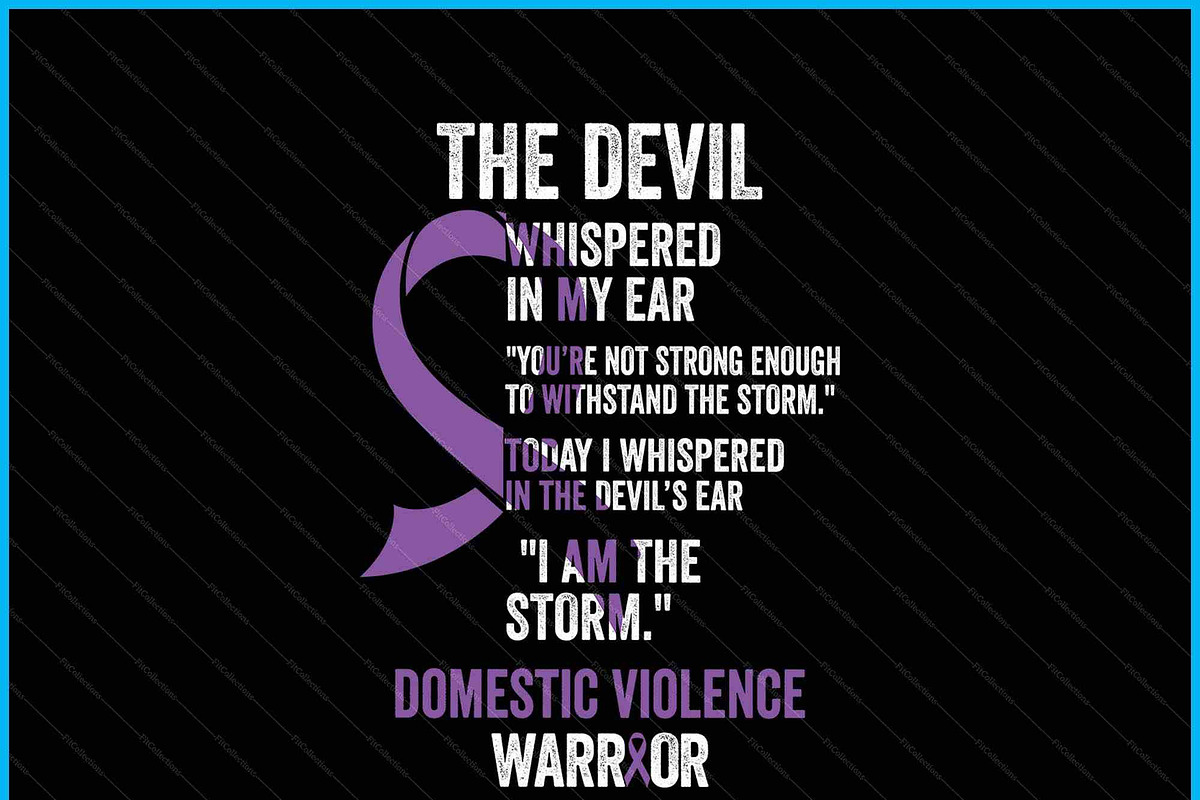 The Devil Domestic Violence Awarenes, a Graphic by Creativeusart (Photo 2 of 4)