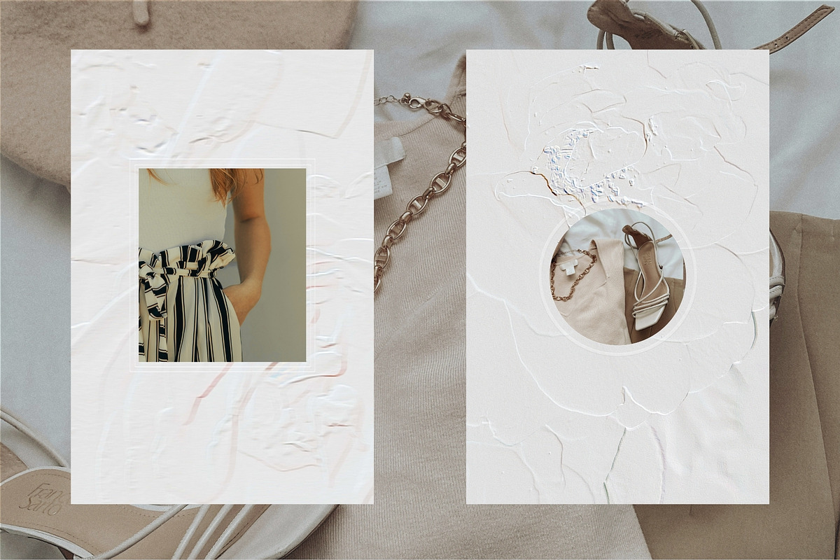 Embossed & Blurred Textures & Frames, a Background Graphic by PaperJamLab (Photo 9 of 10)