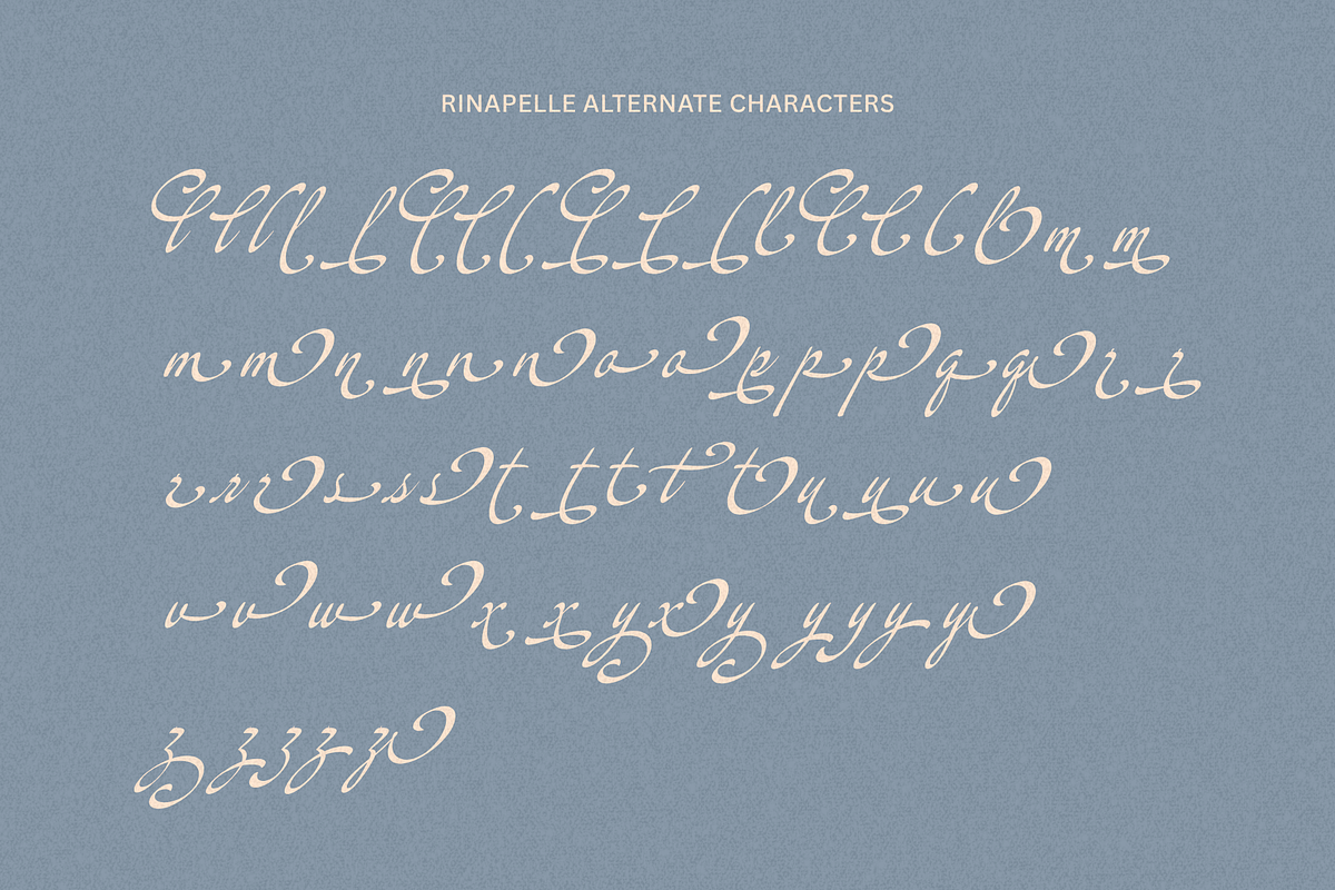 Rinapelle - Vintage Script Font, a Script Font by Get Studio (Photo 15 of 15)